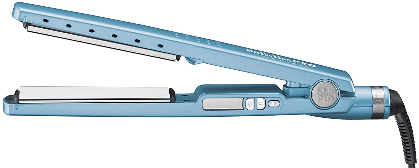 Nano Titanium Ionic Hair Straightener, Professional Flat Iron for All Hair Types