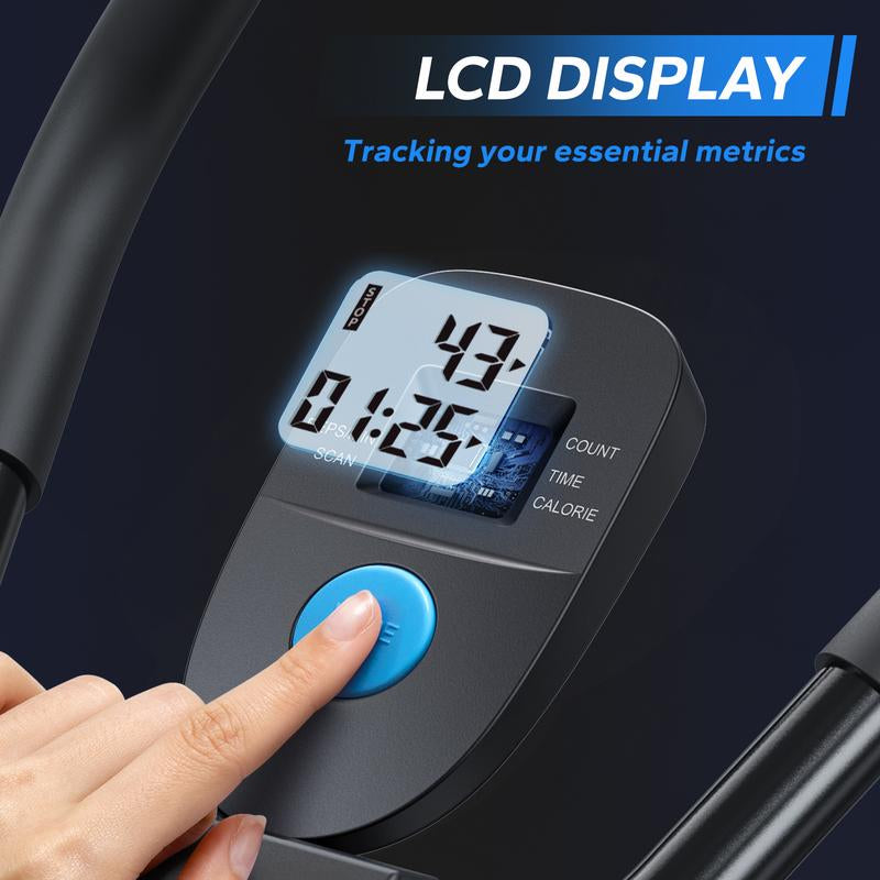 MERACH Adjustable Ab Trainer LCD Monitor Foldable Abdominal Exercise Machine Core Workout Buttocks Shaper Fitness Equipment