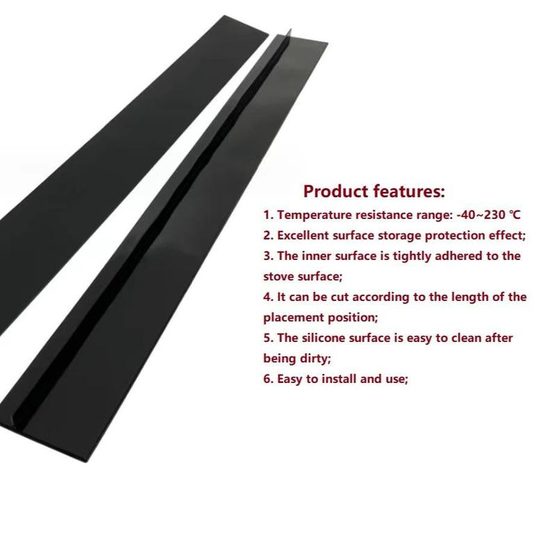 Silicone Gap-Seal for Fall, Easy-Clean & Oil-Resistant Countertop & Stove Gap-Cover, Waterproof & Heatproof Gap-Seal for Home Kitchen Maintenance, Birthday Gifts, Grocery List Ideas, Caulking