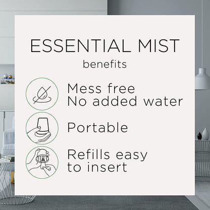 Essential Mist Starter Kit (Diffuser + Refill), Pumpkin Spice, Fall Scent, Fall Spray, Essential Oils Diffuser, Air Freshener