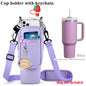 Protective Sleeve for 40Oz Thermos Cups - Shoulder-Strap Handbag with Phone Pocket & Wallet, Ideal for Outdoor Hiking Trips